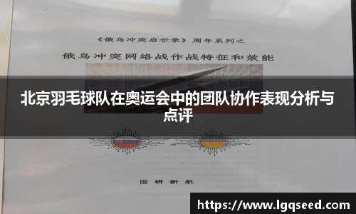 北京羽毛球队在奥运会中的团队协作表现分析与点评